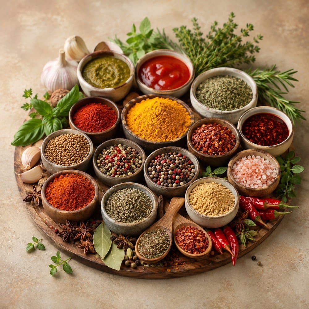 Spices, Seasonings & sauces
