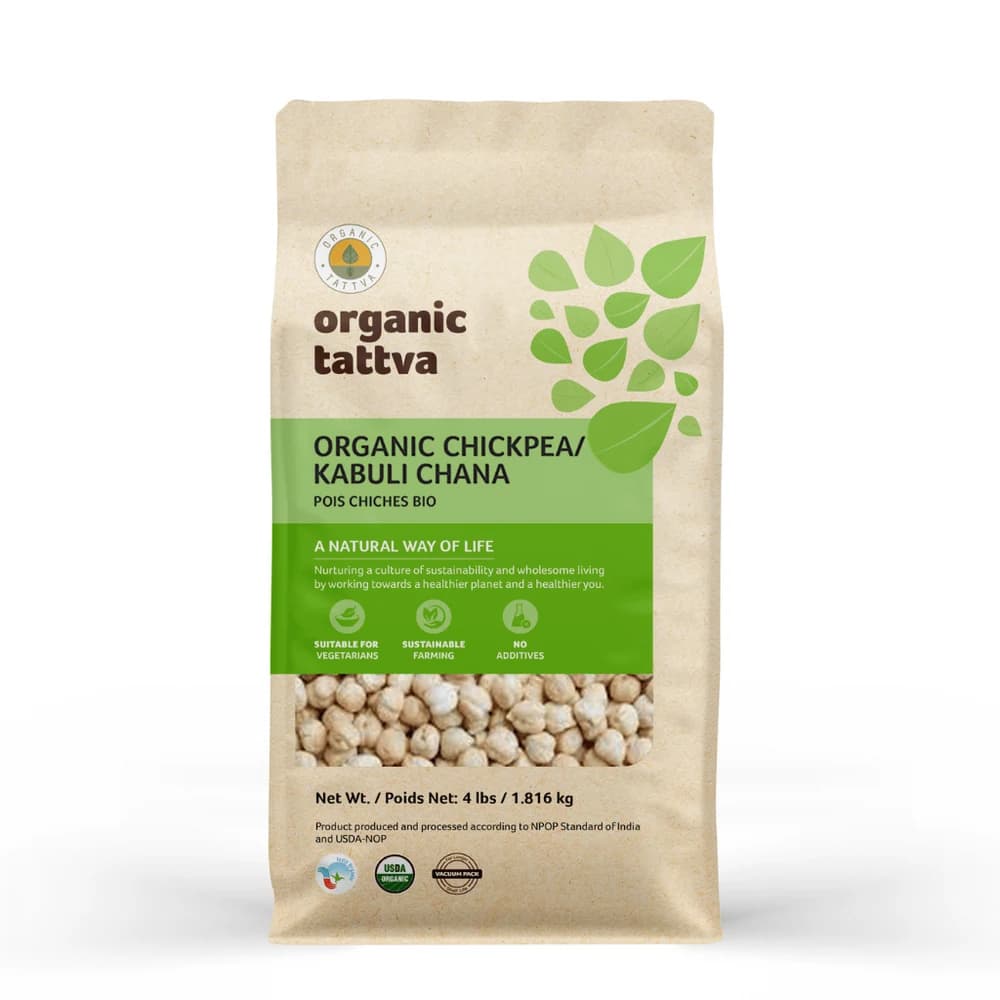Organic Tattva Kabuli Chana 4lb