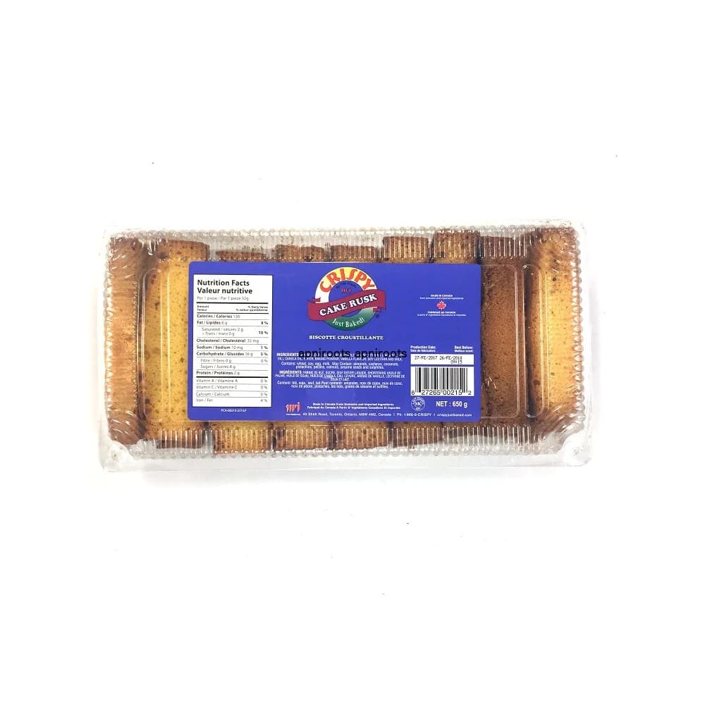 CRISPY CAKE RUSK 550G
