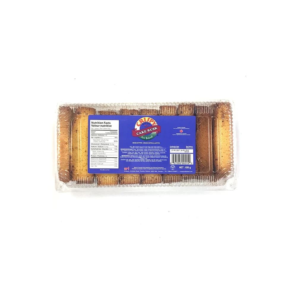 CRISPY CAKE RUSK COCONUT 650GM