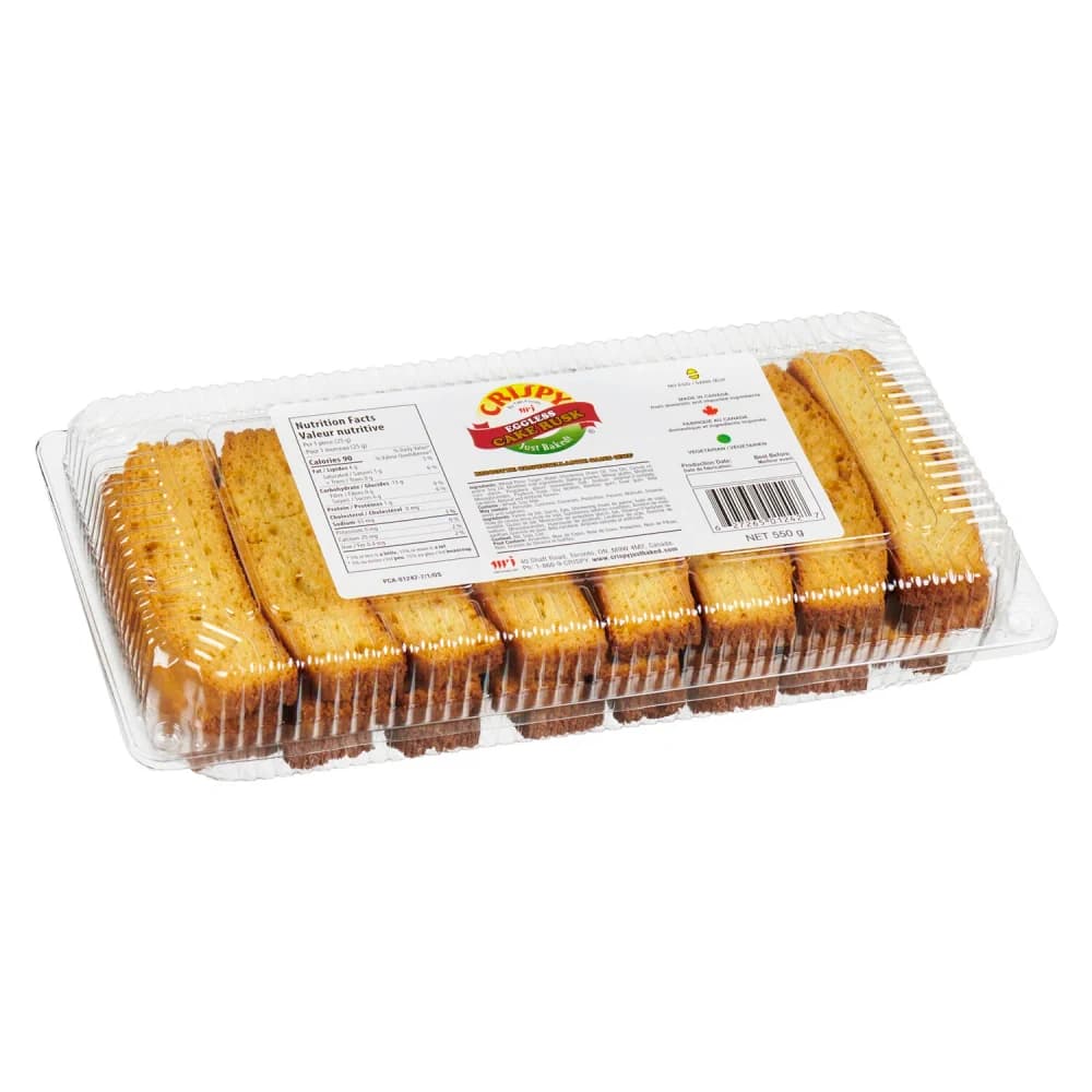 CRISPY CAKE RUSK EGGLESS 550G