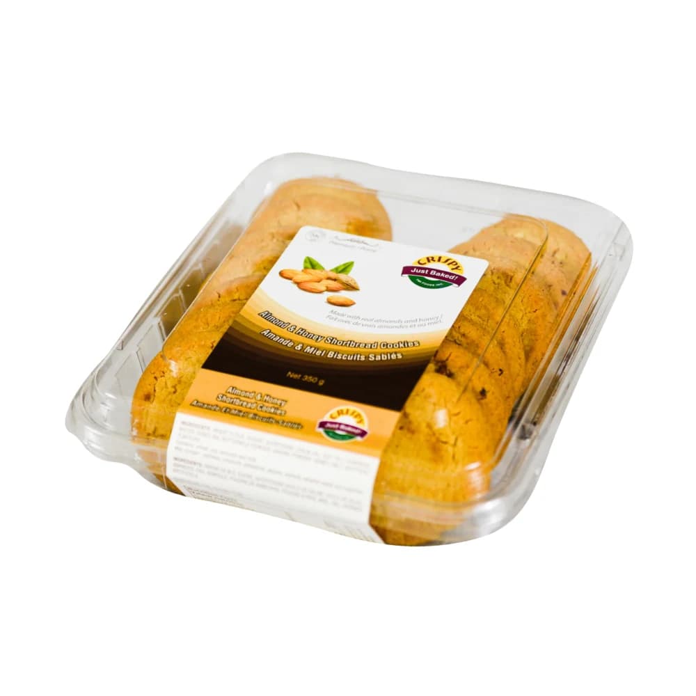 CRISPY COOKIES ALMOND/HONEY 350GM