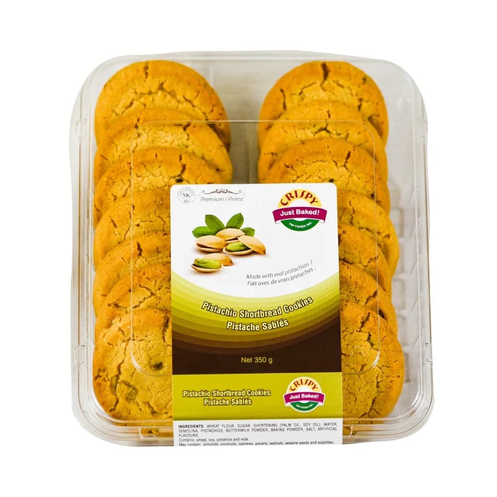 CRISPY COOKIES PISTACHIO 350G