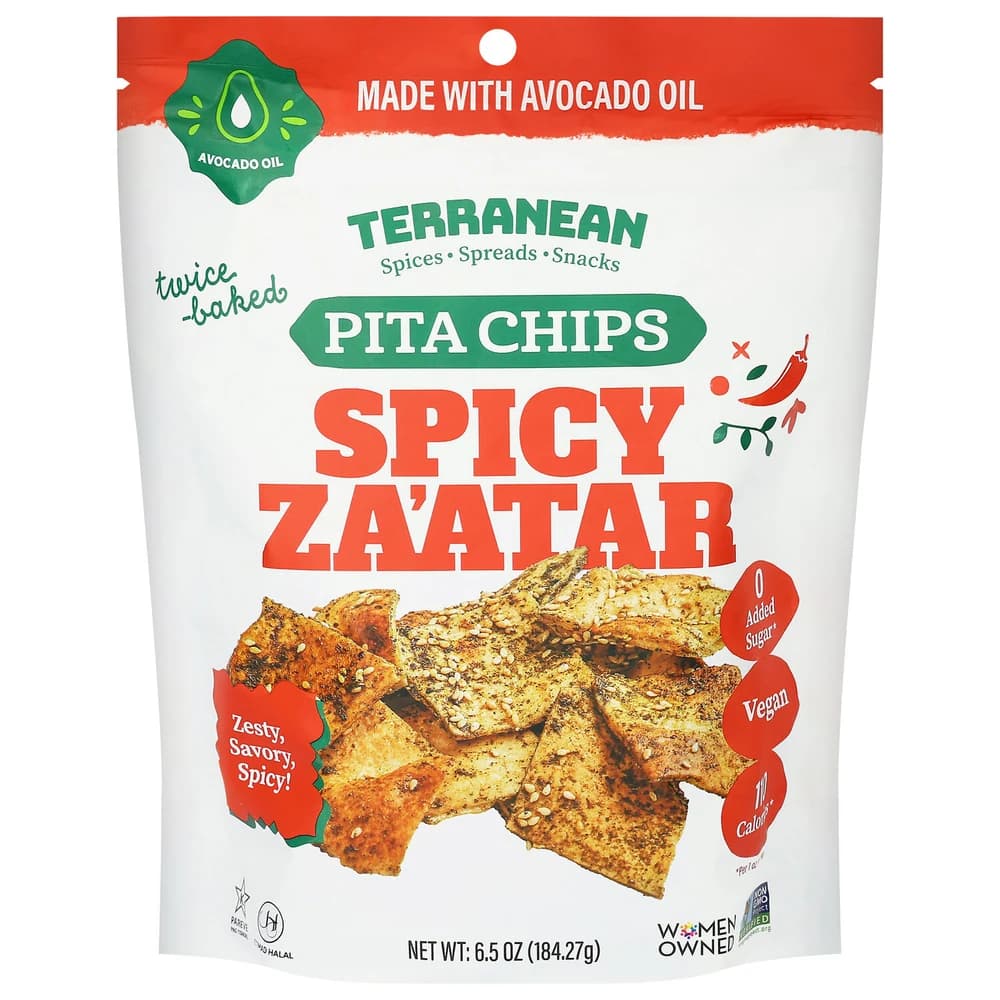 Terranean Pita Chips Zaatar Spicy